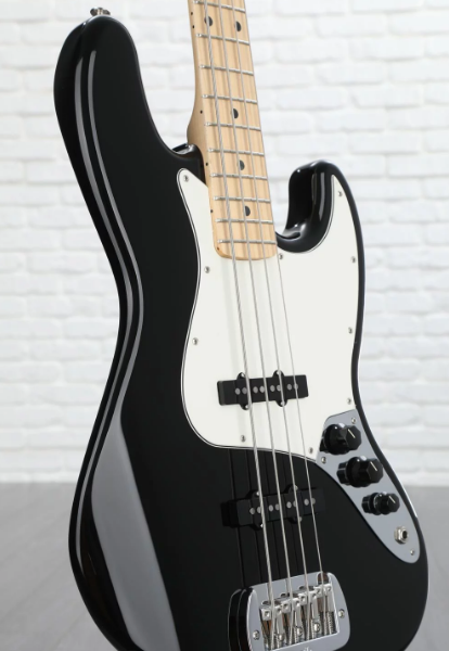 G&L USA FDJB-JTB-MP FULLERTON DELUXE JB BASS - JET BLACK ($1499