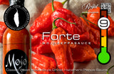 MOJO PEPPA SAUCE 'FORTE' WEST INDIES STYLE HABANERO GHOST BLEND PEPPA SAUCE 5 OZ. BOTTLE