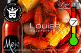 MOJO PEPPA SAUCE 'LOUISE' LOUISIANA STYLE RED HOT HABANERO & CAYENNE PEPPER SAUCE 5 OZ. BOTTLE