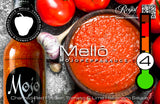 MOJO PEPPA SAUCE 'MELLÔ' CHARRED RED BELL PEPPER & TOMATO HABANERO HOT SAUCE 5 OZ. BOTTLE