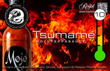 MOJO PEPPA SAUCE 'TSUMAMÉ' UMAMI ENHANCED EXTREME HOT SAUCE W/ HABANERO, GHOST, SCORPION, & REAPER BLEND 5 OZ. BOTTLE