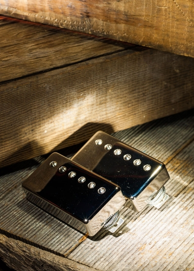 LOLLAR HUMBUCKER STYLE 10-412-223-11 IMPERIAL F-SPACED HIGH WIND BRIDGE  NICKEL PICKUP ($190 USD)