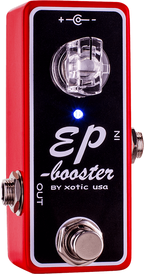 XOTIC EFFECTS EP BOOSTER PEDAL - LTD.ED.RED